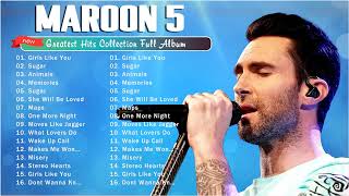 Maroon 5 - Greatest Hits Full Album - Best Songs Collection 2023