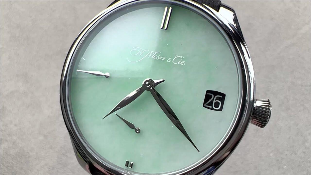 H Moser & Cie Endeavour JADE Dial Perpetual Calendar Tantalum 1800