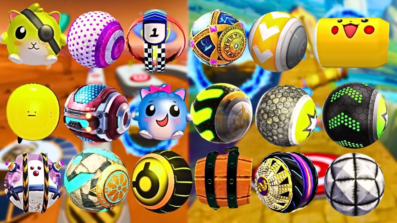 Going Balls VS Action Balls VS Rollance Hard Level Challenge ! FAST ...