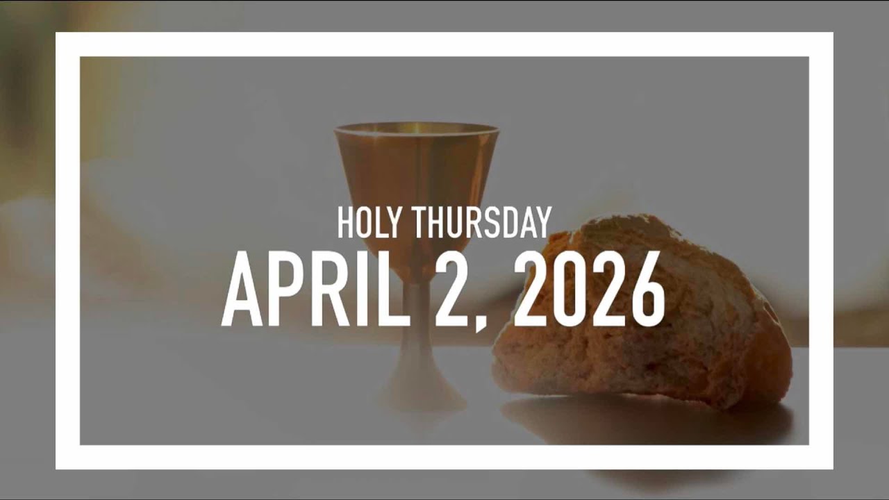 Thursday April Holy Thursday Catholic Mass April 2, 2026 - YouTube