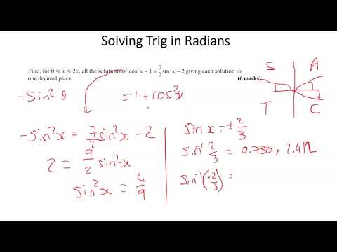 Solving trig equations