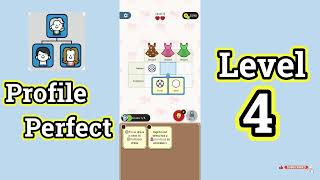 Profile Perfect Level 4 Walkthrough | Brain IQ Investigation Puzzle 🔍📱 | Mini Boss