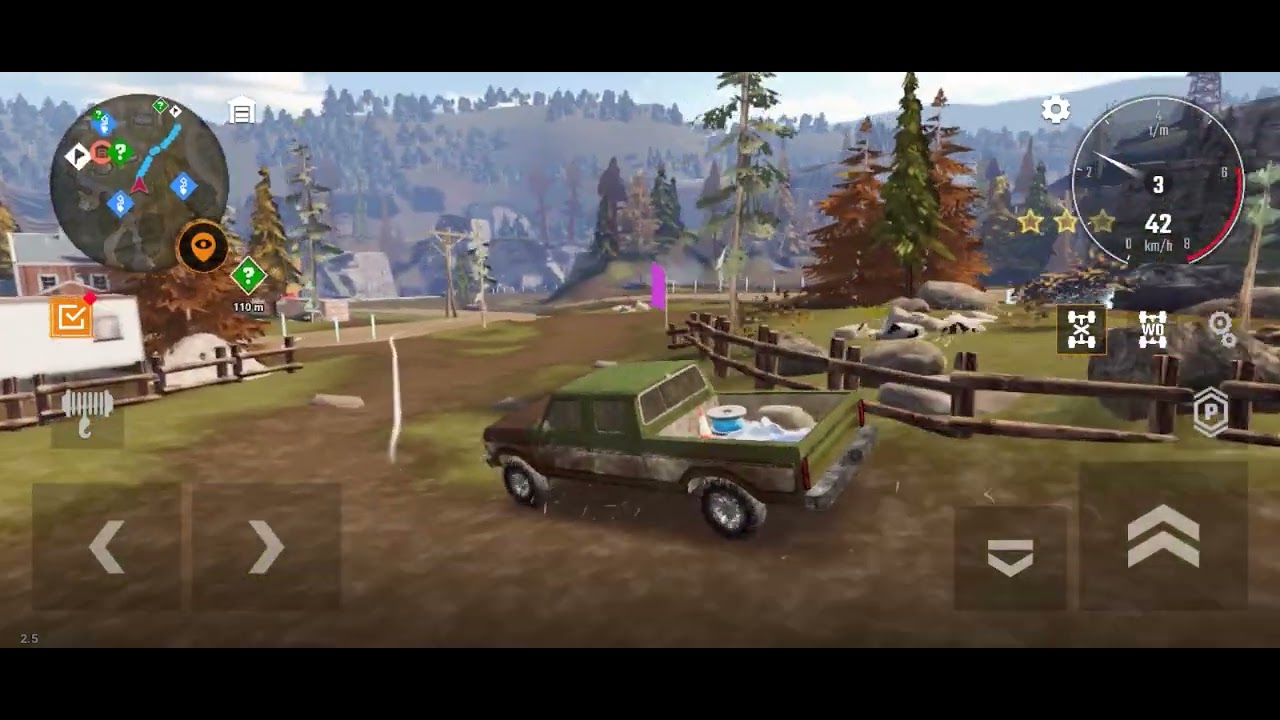 Off road trails muddy truck driving game Real truk game