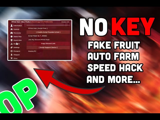 👻NEW] Roblox Blox Fruits Script Hack Mtriet Hub