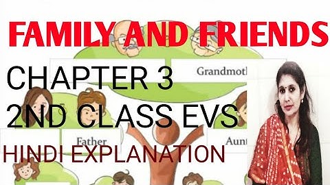 Family and friends |2nd class evs chapter 3|our family |part 2|hindi explanation |EduKativ|cbse