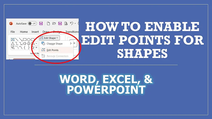 Edit Points is Disabled or Not Working in Word, Excel and PowerPoint