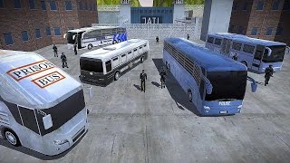 Hill Climb Prison Police Bus - Gameplay Android screenshot 1