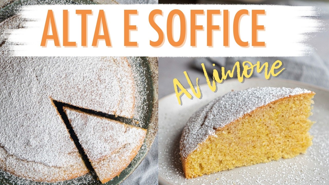SOFFICISSIMA TORTA AL LIMONE SEMPLICE - RICETTA DEFINITIVA SENZA UOVA E SENZA LATTE |ElefanteVeg