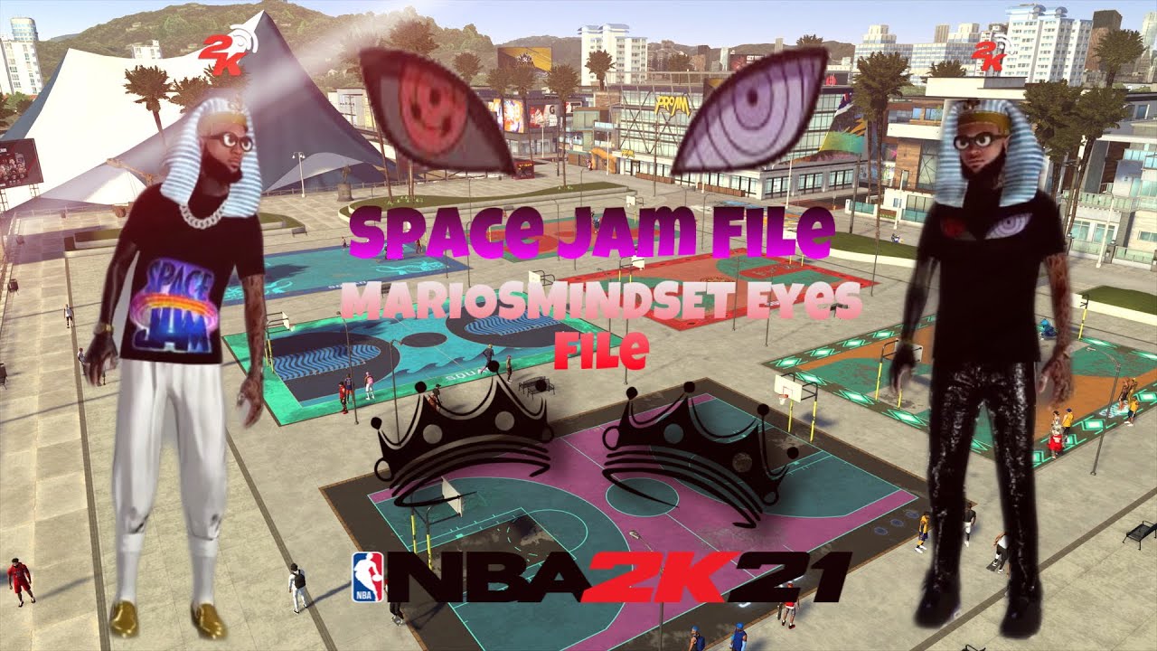 *NEW* NBA 2K21 SPACE JAM AND MARIOSMINDSET EYES BASKETBALL GODS HAT