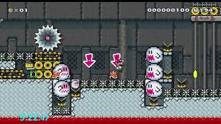 Super Mario Maker - Blind Kaizo Race #152: Speedy Shellmet v2 #Race