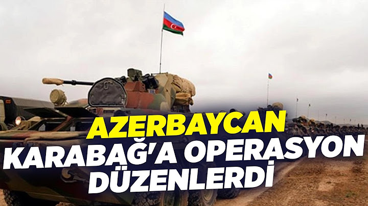 Azerbaycan Karabağ'a Operasyon Düzenlerdi I KRT Haber