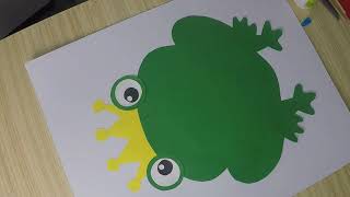 Princess party game, kiss the frog, pin the kiss on the frog. kiss the frog