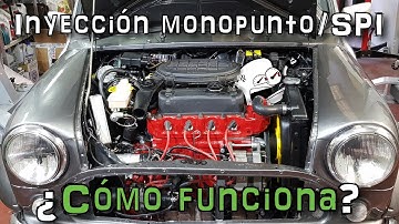 ¿Cómo funciona la inyección monopunto/SPI? ¿Qué componentes tiene? | (En español)