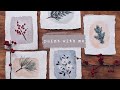 Mini Winter Botanicals | Beginner Goauche & Watercolor