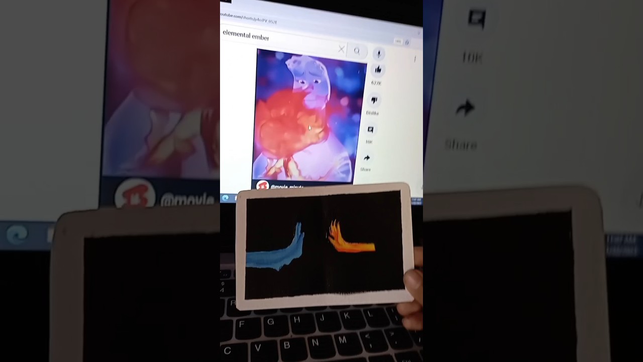 ember and💦 wade🔥 painting  