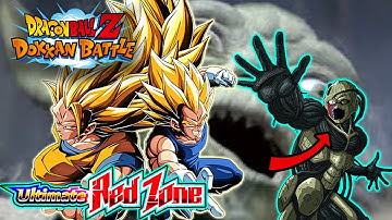 100% MAX LINKS LR SS3 GOKU & SS2 VEGETA VS. THE ULTIMATE RED ZONE: COOLER CORE! (DBZ: Dokkan Battle)