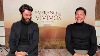 EL VERANO QUE VIVIMOS - Risas entre Javier Rey y Pablo Molinero