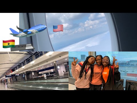 Travel Vlog!! Leaving Ghana 🇬🇭 to USA 🇺🇸~College move in day! *Haverford College*