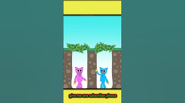 Huggy wuggy is a cheater funny animation poppy playtime animation #1million