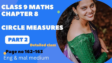 Class 9 maths circle measures/chapter 8/ page no 162-163/part2