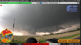 ⚡️LIVE Storm Chasers - TORNADO OUTBREAK Threat in OK\/KS