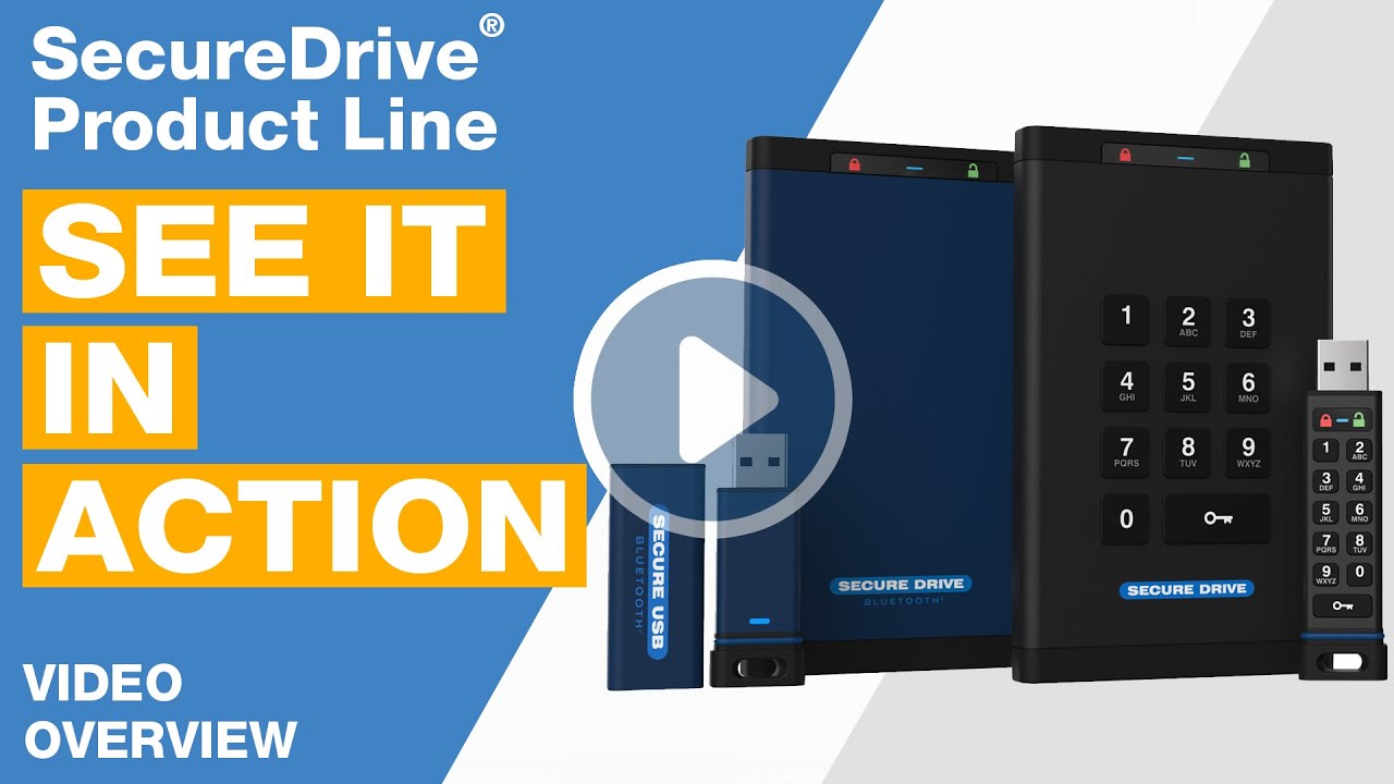 SecureDrive - Product Line - Encrypted Hard Drive - Video Demo