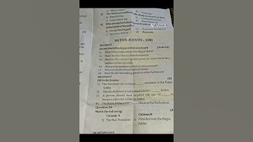 ICSE class-8th/History and civics/first term question paper (25-26)