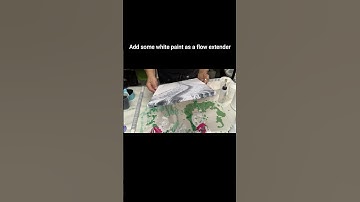 Painting on a PVC pipe!!!  #shorts