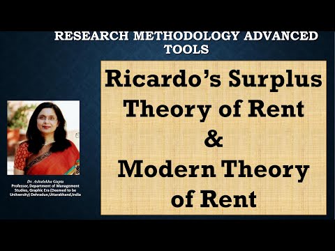 Difference Between Ricardian And Modern Theory Of Rent