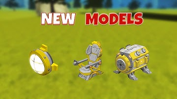 New Industrial Models [Evercraft Mechanic: Online Sandbox From Scrap]