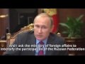 Russia's Putin orders start of Russian forces' withdrawal from Syria