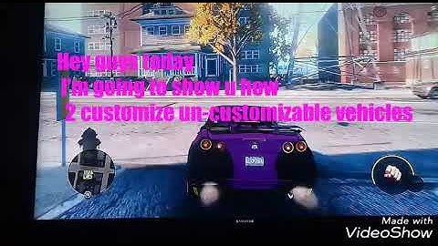 Saints row 3: how to customize un-customizable vehicles