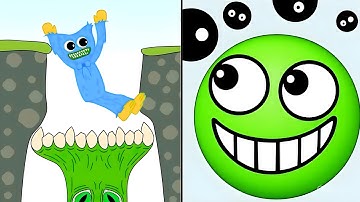 Huggy story Vs Hide ball Brain satisfying ASMR Mobile Gameplay New update 🔥