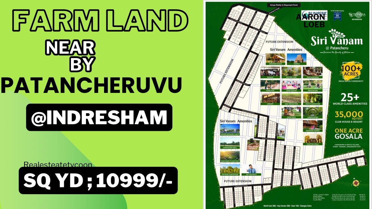 Indresham Map || FARM LAND NEAR PATANCHERUVU YET CLOSE TO NATURE || NEAR INDRESHAM ...