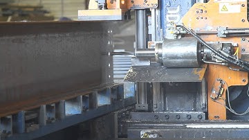 CNC Drill Line at ISM Industrial Steel Manufacturing