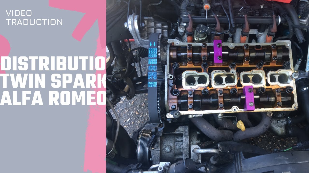 Changement distribution et calage twin spark - Alfa Romeo (traduction)