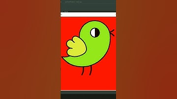 Draw Bird 🐦 In Python Turtle | #shorts #shortvideo #short #python #pythonturtle