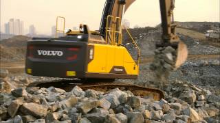 Volvo EC250E-EC300E crawler excavators promotional video