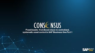 Fixed Assets from Excel chaos to centralized, systematic asset control in SAP Business One Part 1