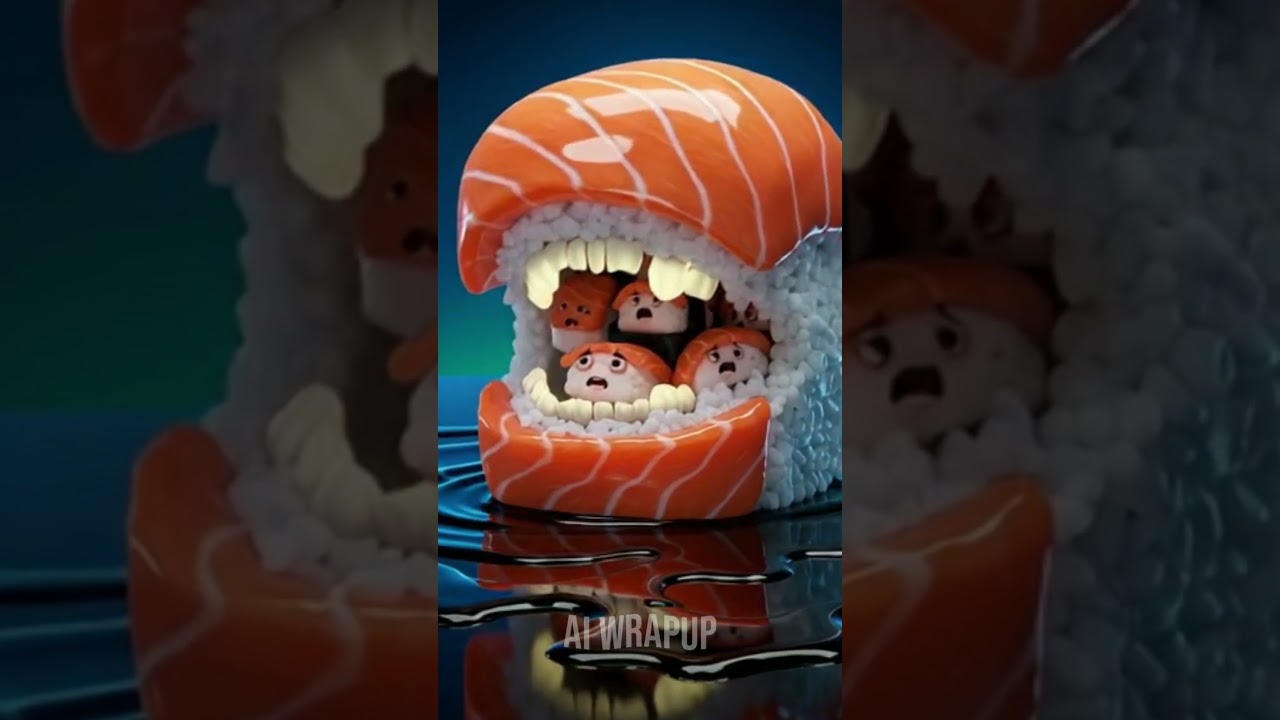 strange & angry sushi creature | AI WrapUp