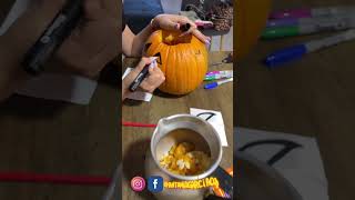 Vean el video completo en mi canal, calabaza para Halloween #halloween  #calabazas #nochedebrujas screenshot 3