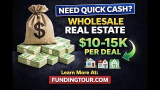 Real Estate Wholesaling Earn $15K in 30 Days!