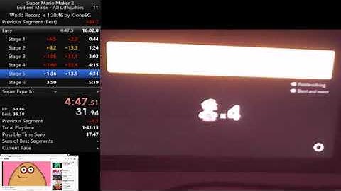 Super Mario Maker 2 Endless Mode - All Difficulties Speedrun