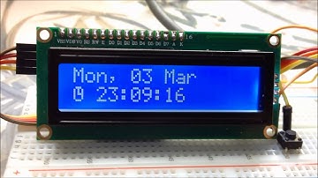 Raspberry Pi: 16x2 i2c LCD testing with custom characters