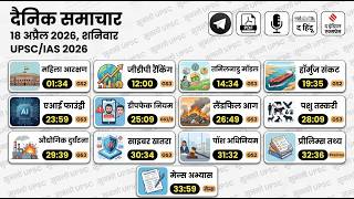 18 April: Freebie Model vs Economy Collapse? 💰 TN Model सच या भ्रम? UPSC CSE 2026