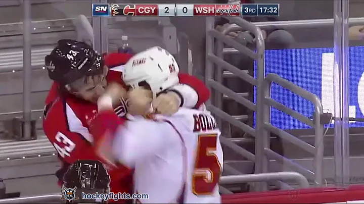 Brandon Bollig vs Tom Wilson Nov 13, 2015