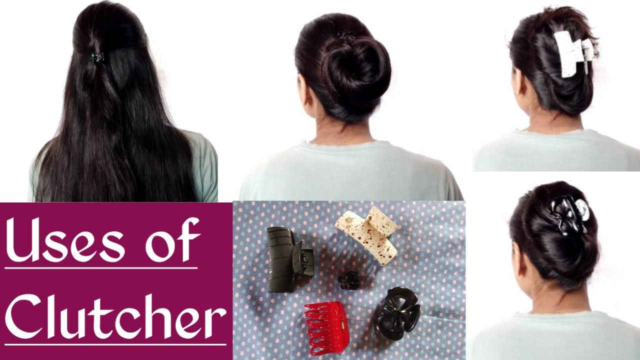 Uses of Clutcher Different types of Hairstyles with Clutcher Office