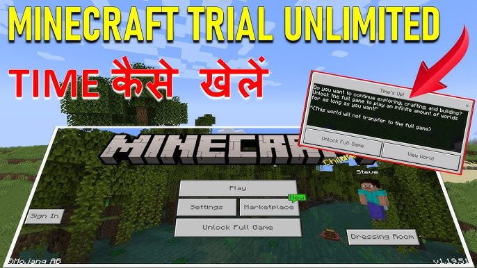 Minecraft Trial: First Try - Free Mobile Minecraft Game - Android Gameplay  FHD 