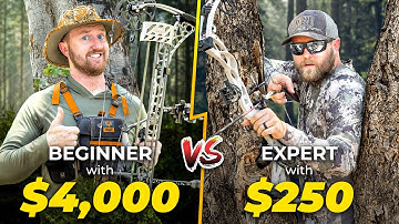 2 Beginners VS 1 Expert Archery Hunting Challenge!