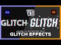 After Effects Vs. Illustrator // Glitch Effect